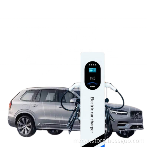 Groene lijn 7 kW elektrisch voertuig AC -station met type 1 plug EV Charger Pas nieuwe energie opladen aan